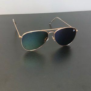 Gold Tinted Pilot Shades